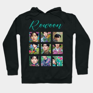 Rowoon - Flower Garden 로운 fan art Hoodie